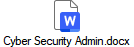 Cyber Security Admin.docx
