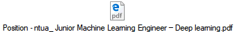 Position - ntua_ Junior Machine Learning Engineer  Deep learning.pdf
