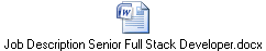 Job Description Senior Full Stack Developer.docx