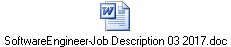 SoftwareEngineer-Job Description 03 2017.doc
