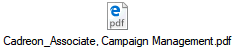 Cadreon_Associate, Campaign Management.pdf
