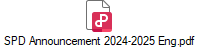 SPD Announcement 2024-2025 Eng.pdf