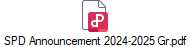SPD Announcement 2024-2025 Gr.pdf
