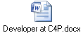 Developer at C4P.docx
