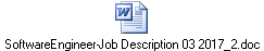 SoftwareEngineer-Job Description 03 2017_2.doc