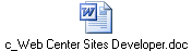 c_Web Center Sites Developer.doc